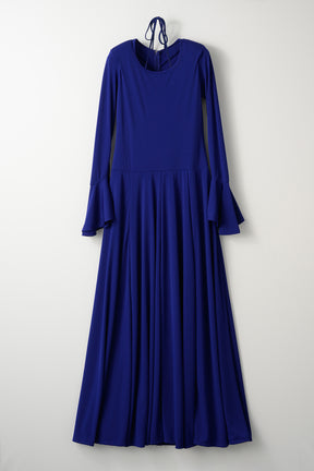 Calm jersey dress (Blue)