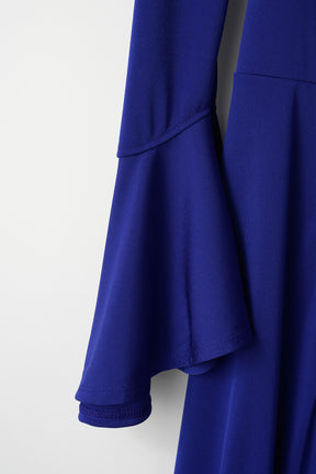 Calm jersey dress (Blue)