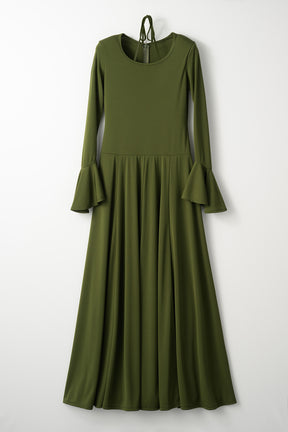 Calm jersey dress (Khaki)