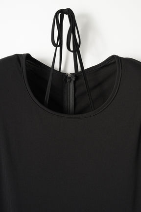 Calm jersey dress (Black)