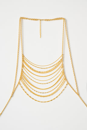 Starry chain top (Gold)