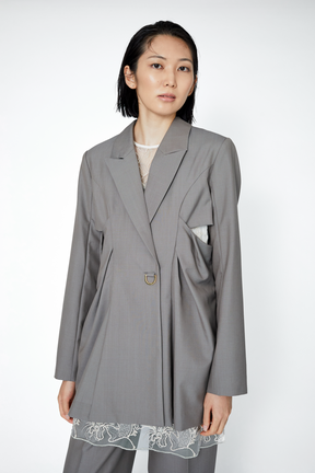 Peephole jacket (Gray)