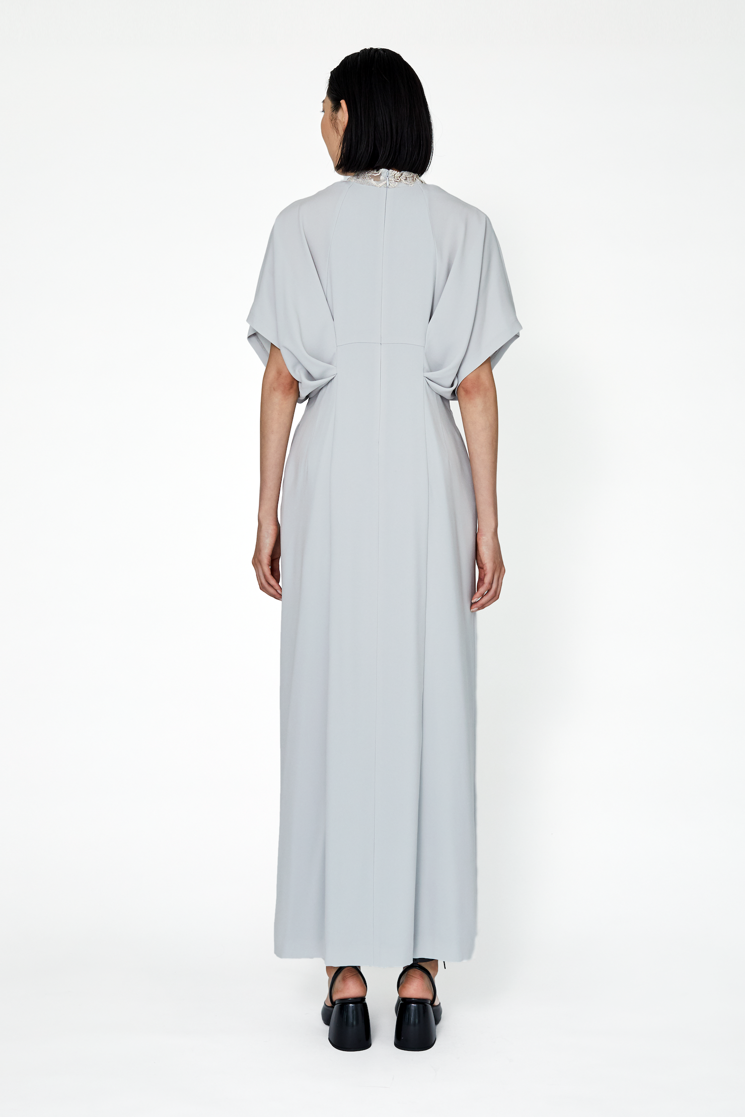 Seem flower lace dress (Gray) Seem flower lace dress (Gray)