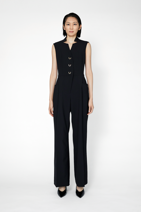 Branching jumpsuit (Black)