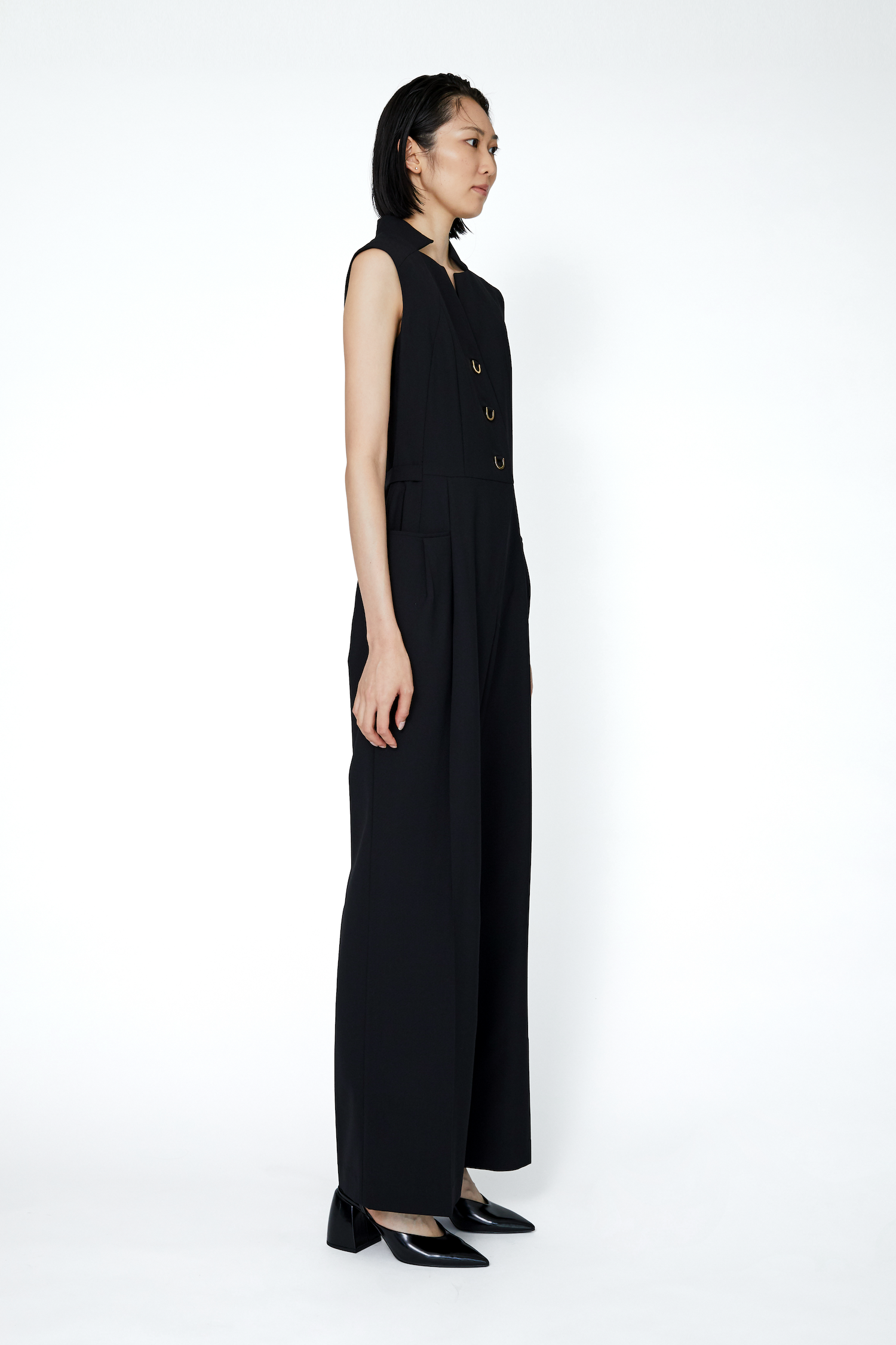 Branching jumpsuit (Black)