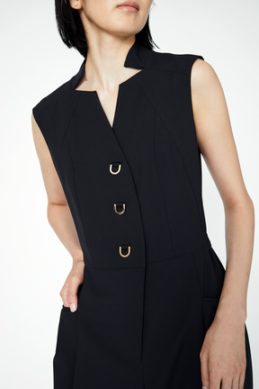 Branching jumpsuit (Black)