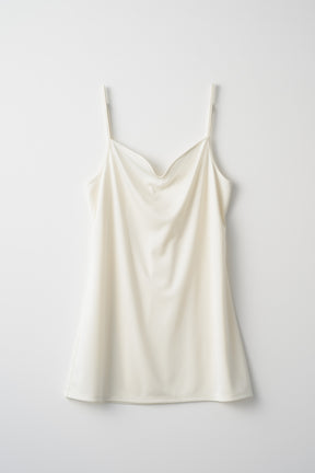 Seem flower lace sleeveless tops (Ivory)