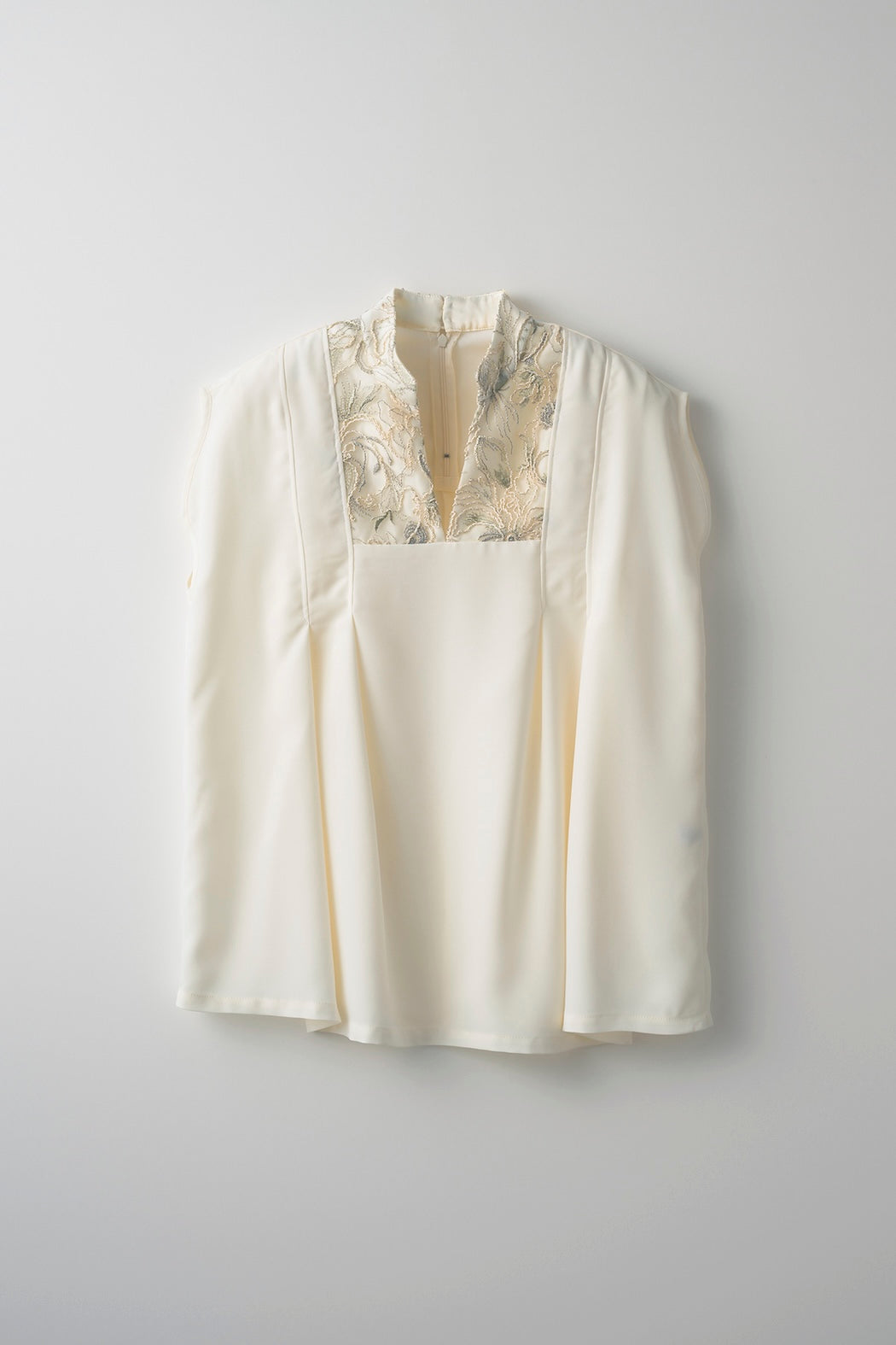 Seem flower lace tops (Ivory)