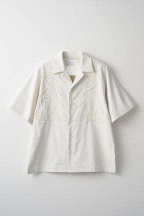 Cucurbita embroidered shirt (White)