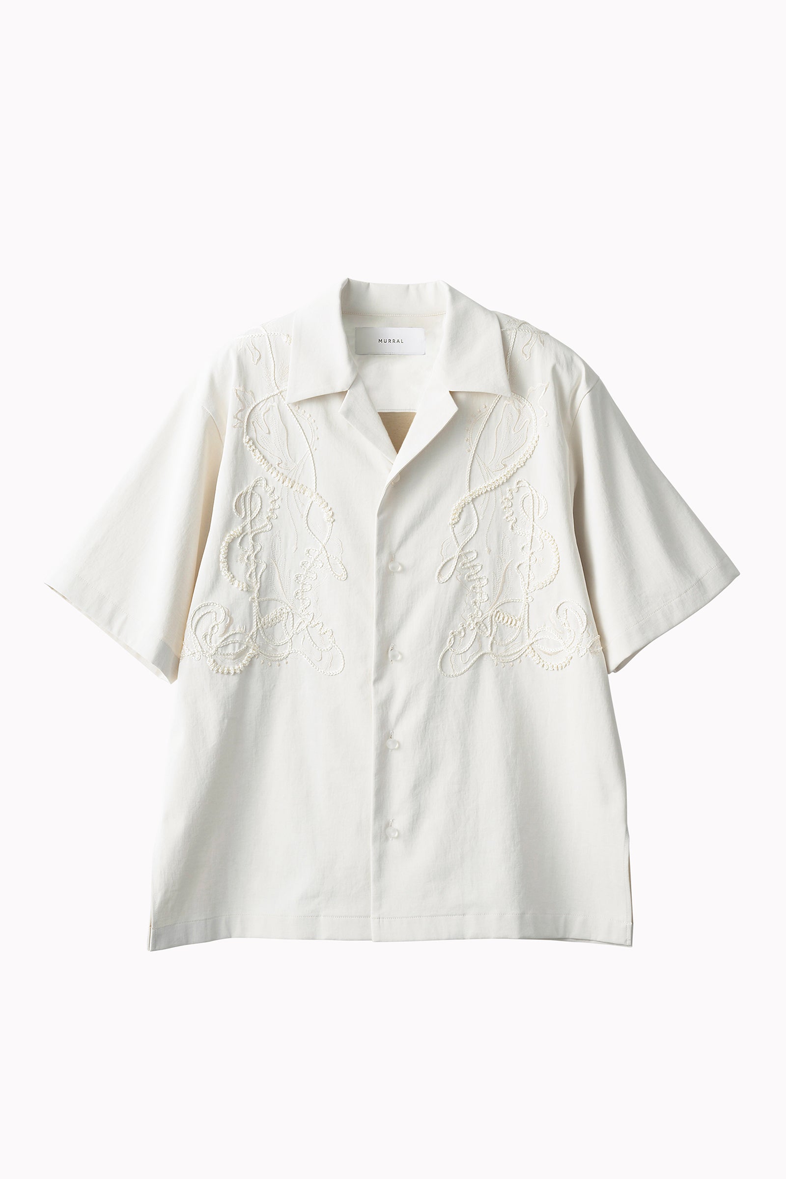 Cucurbita embroidered shirt (White)