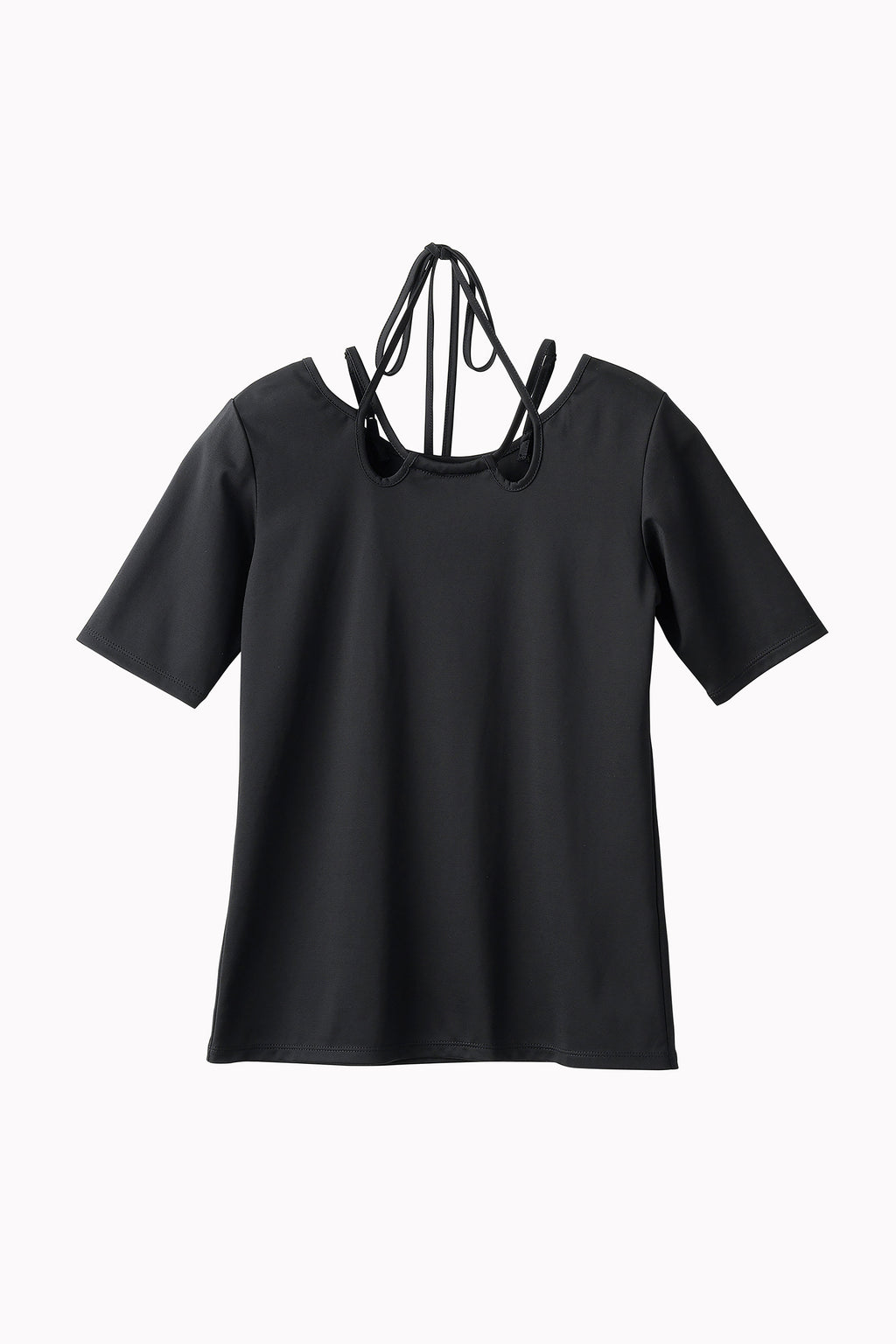 Ivy halfsleeve tops (Black) 
