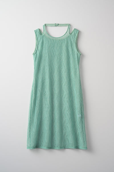 Stretch lace sleeveless tops (Mint)