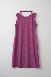 Stretch lace sleeveless tops (Purple)