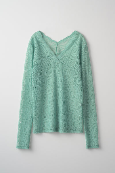 Stretch lace tops (Mint)