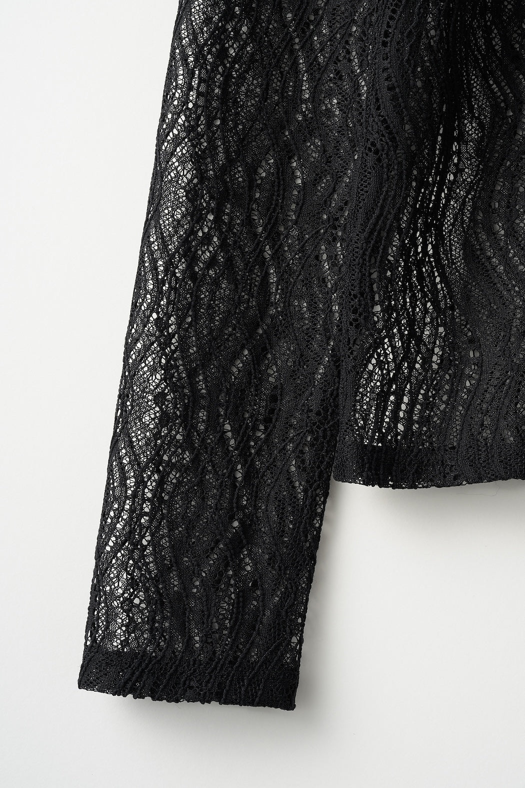 Stretch lace tops (Black)