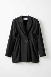 Peephole jacket (Black)