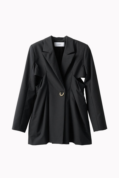 Peephole jacket (Black)