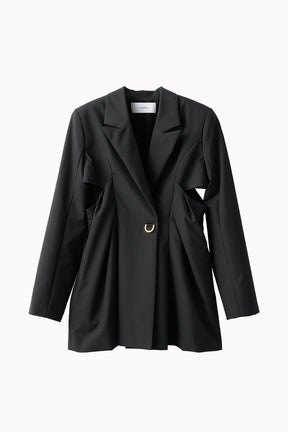 Peephole jacket (Black)