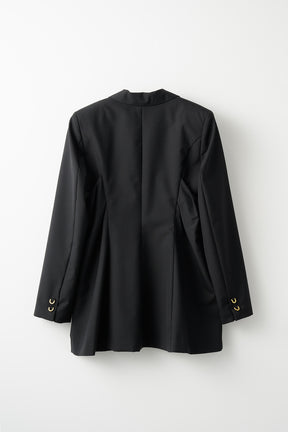 Peephole jacket (Black)