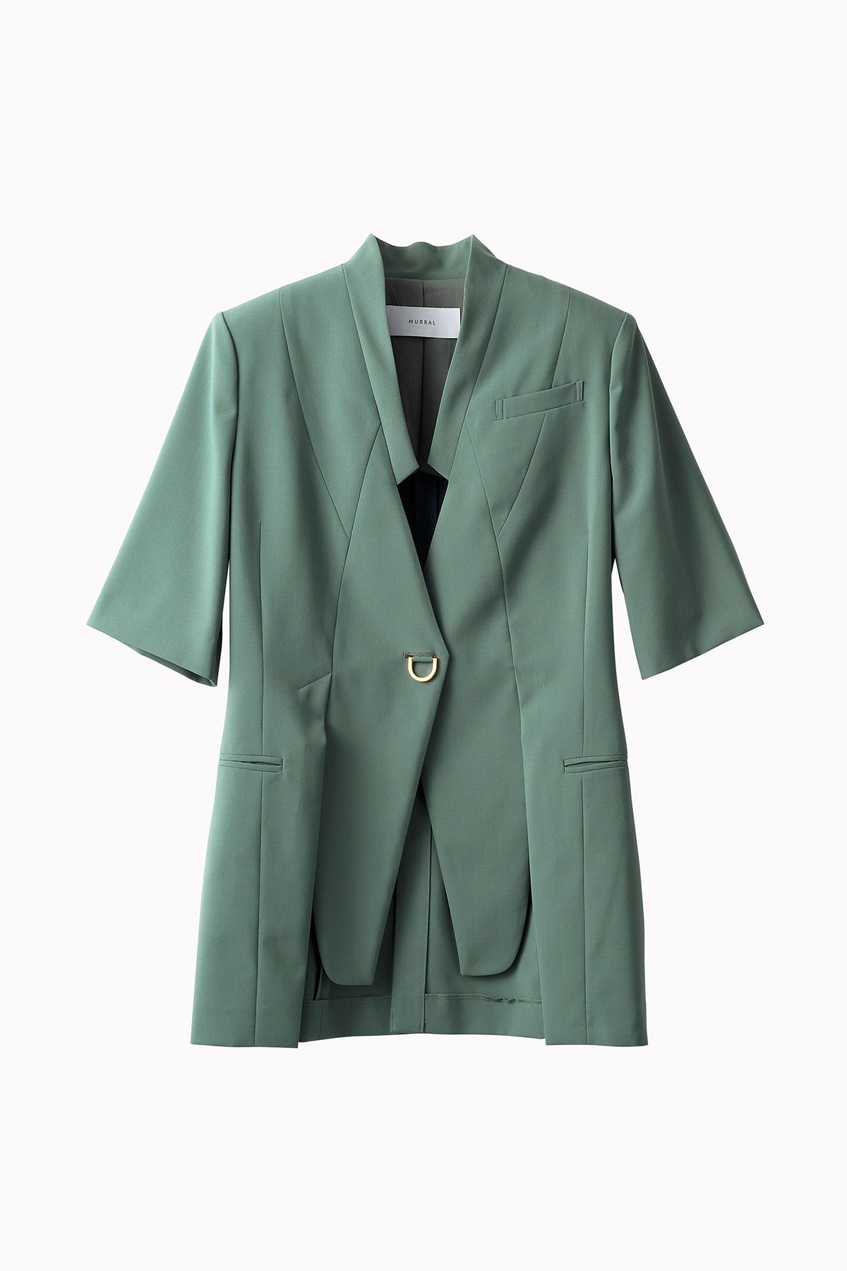 Branching half sleeve jacket (Green)