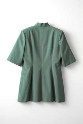 Branching half sleeve jacket (Green)