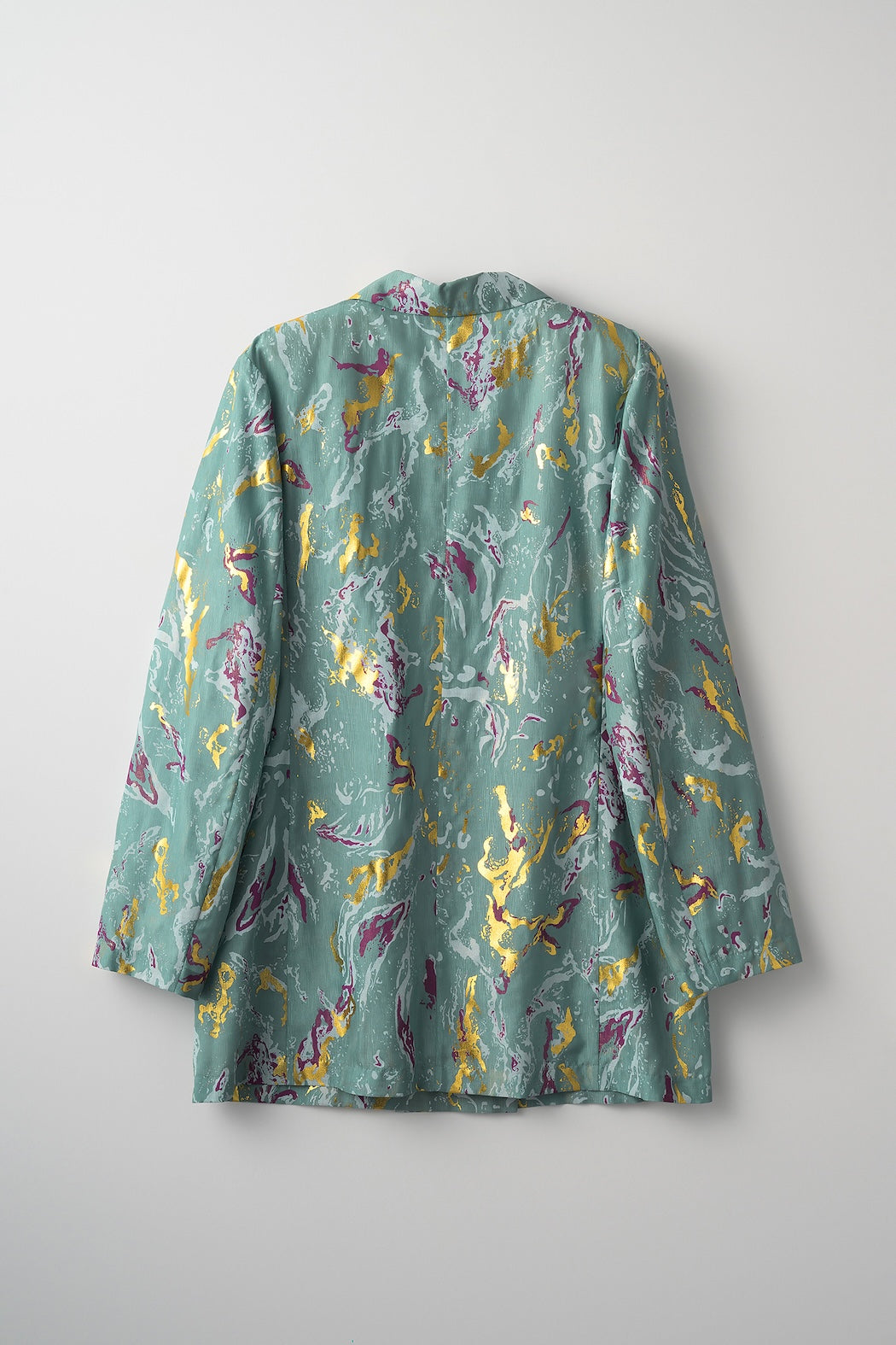 Flower vein foil jacket (Green)