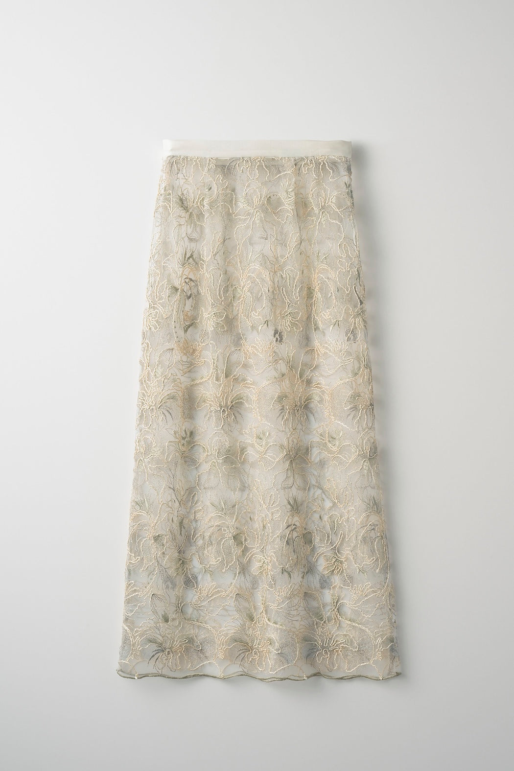 Seem flower lace skirt (Ivory)