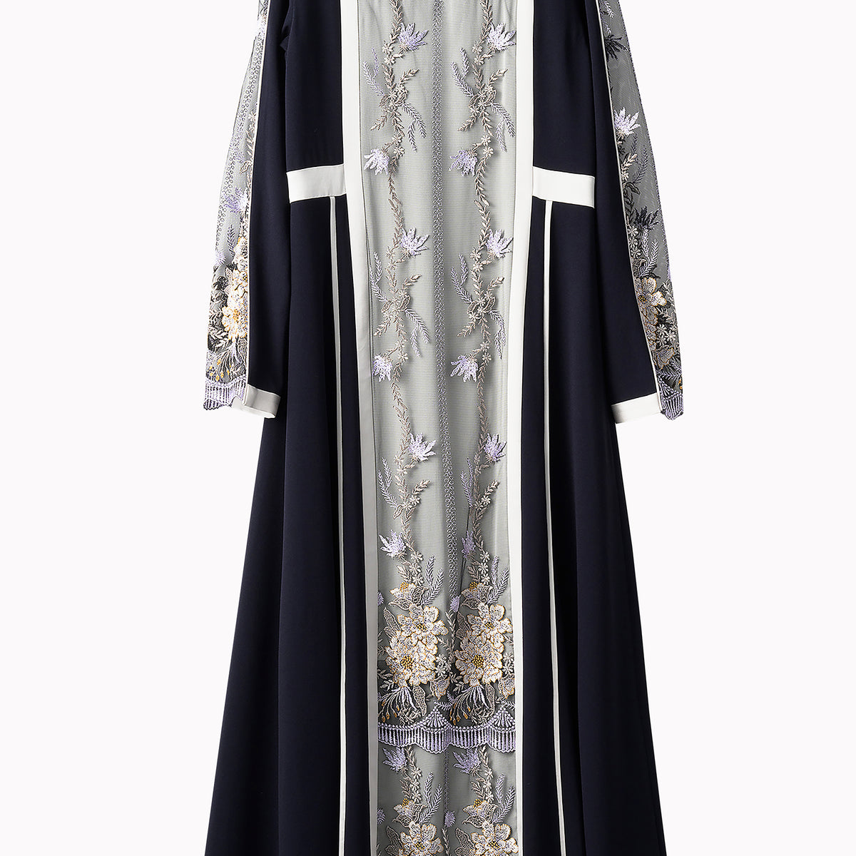 Framed flower lace dress (Navy) Framed flower lace dress (Navy)