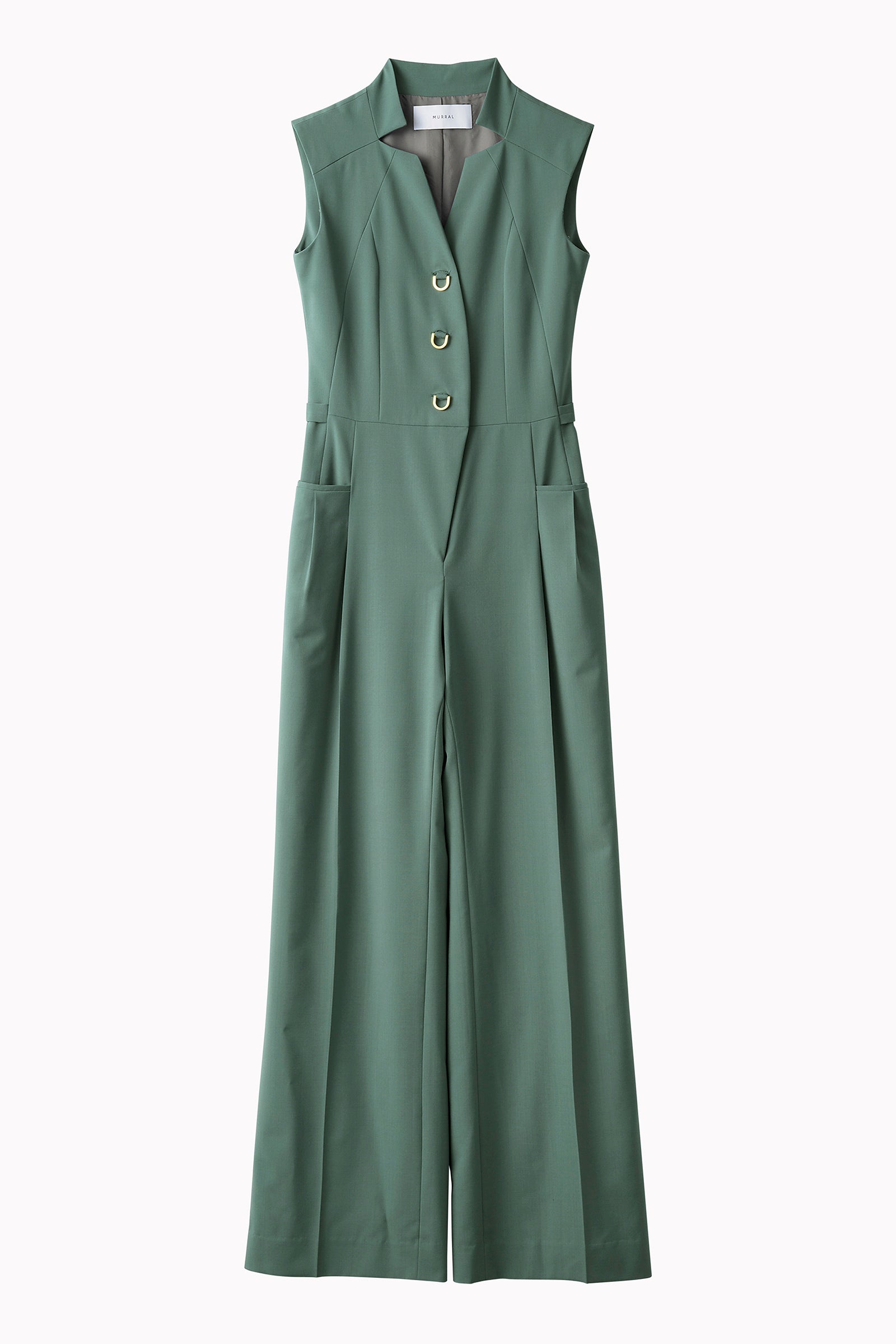 Branching jumpsuit (Green)