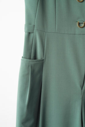 Branching jumpsuit (Green)