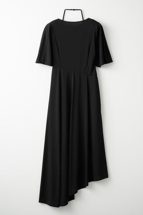 Fabaceae jersey dress (Black)