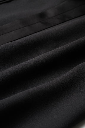 Tears flower lace tops (Black)