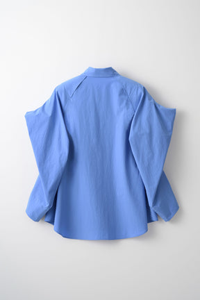 Trillium embroidered shirt (Blue)