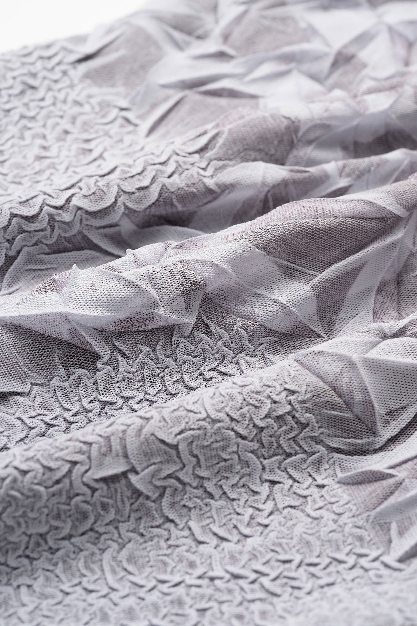 Crumpled sleeveless tops (Gray)