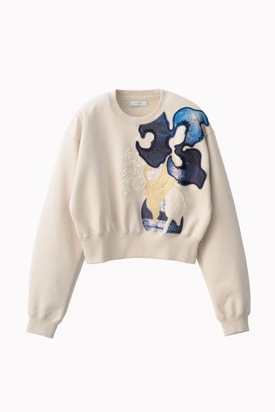 Patchwork embroidered sweatshirt (Grage)