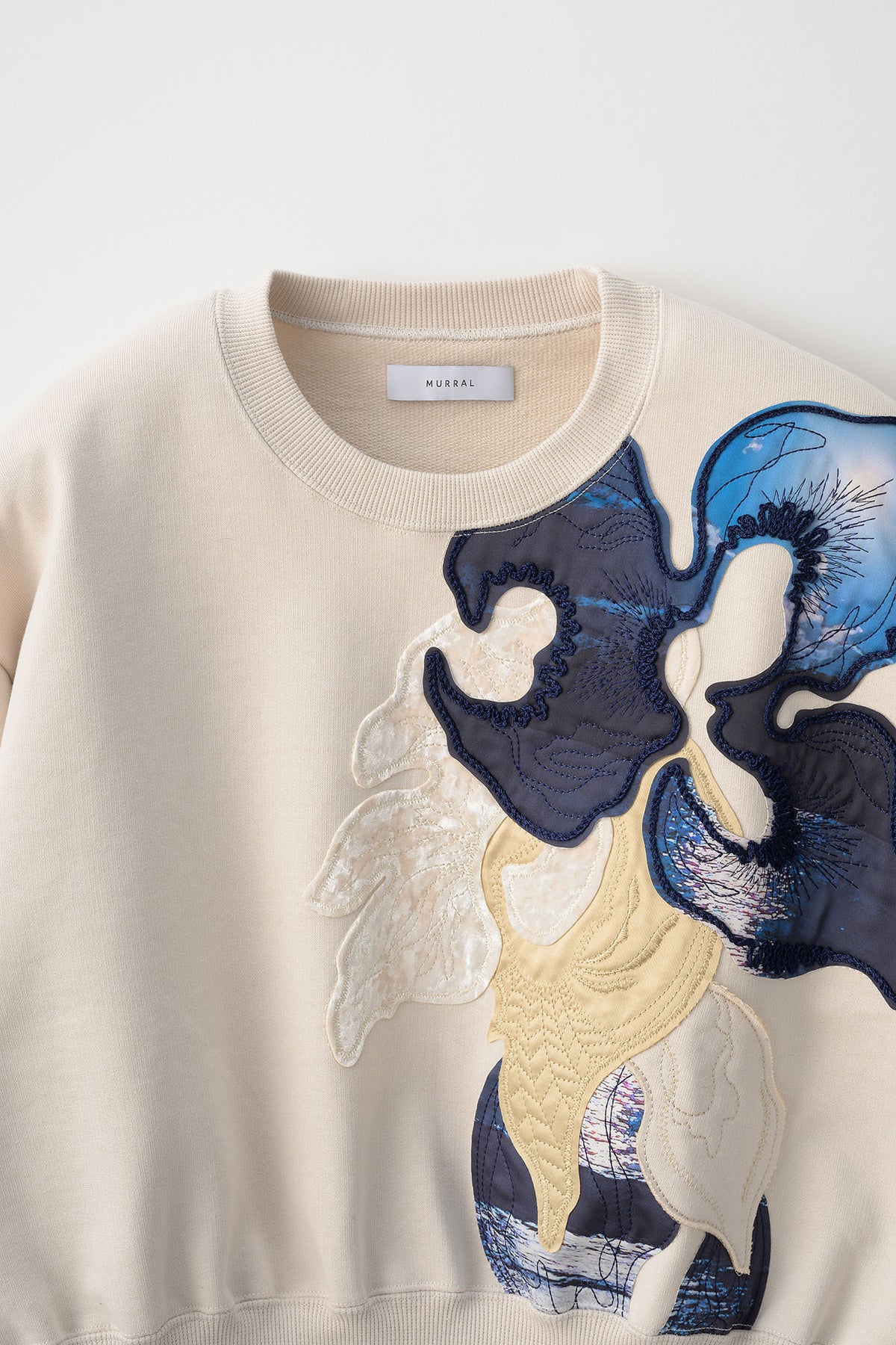 Patchwork embroidered sweatshirt (Grage)