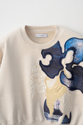 Patchwork embroidered sweatshirt (Grage)