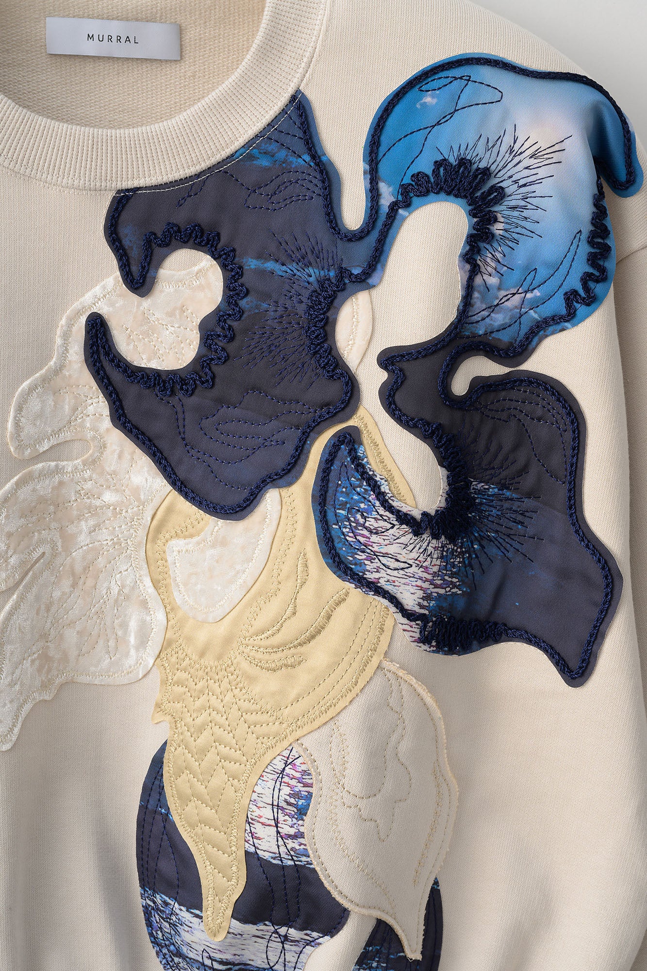 Patchwork embroidered sweatshirt (Grage)