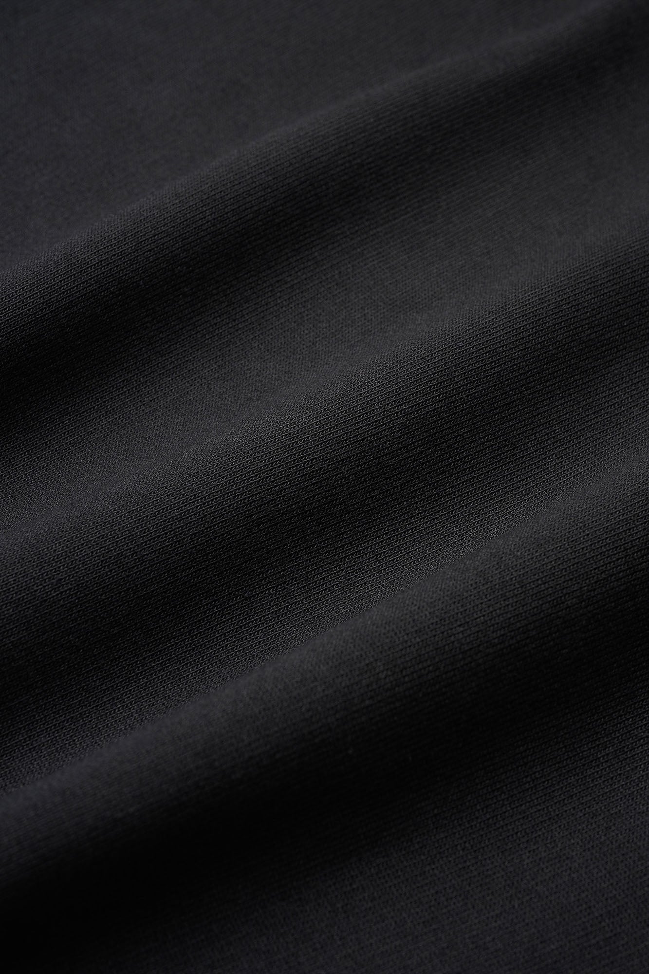 Patchwork embroidered sweatshirt (Black)