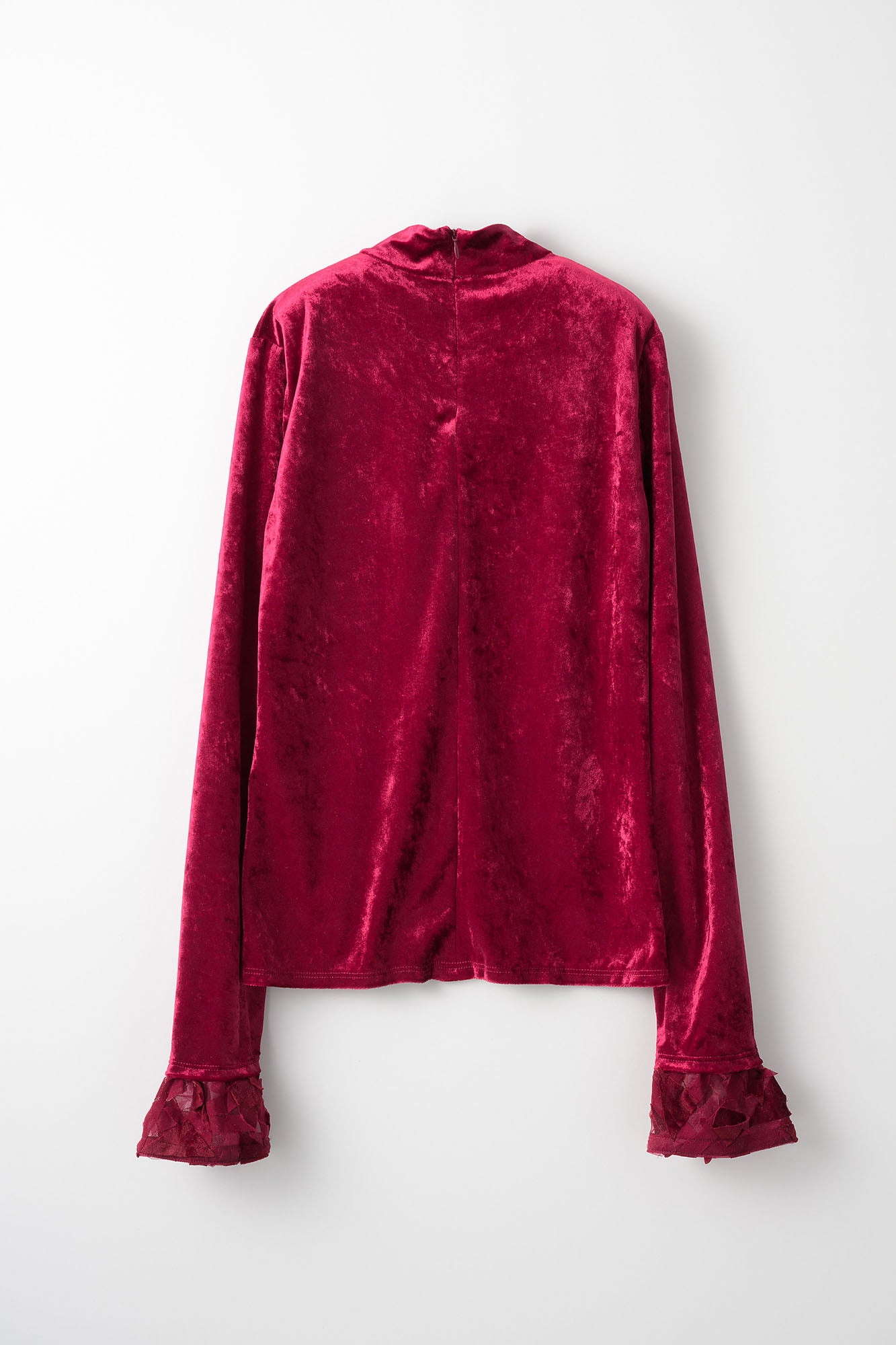 Petals carpet embroidered tops (Red)