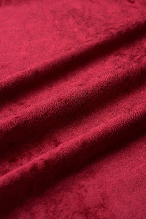 Petals carpet embroidered tops (Red)