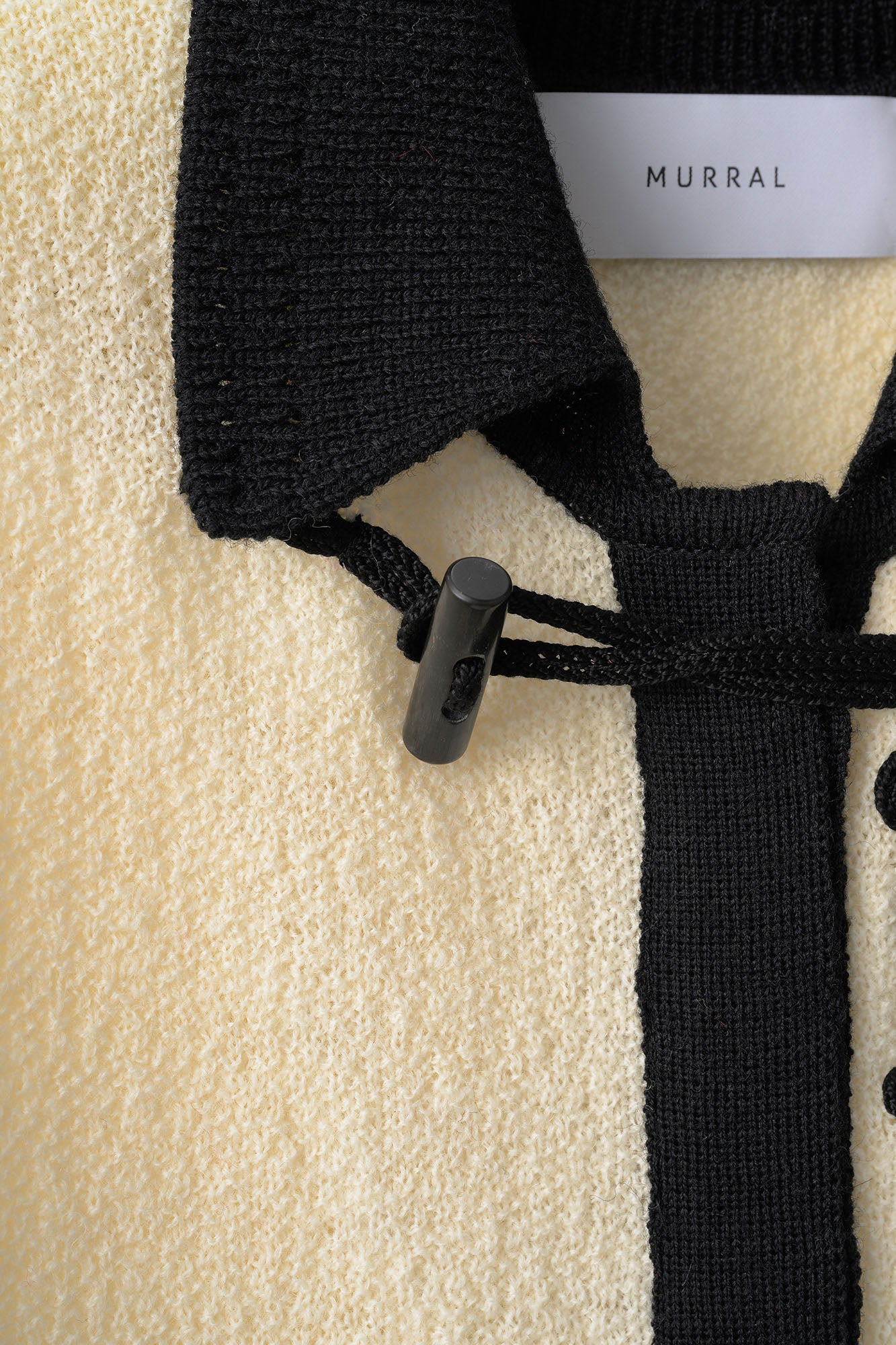 Trillium embroidered knit shirt cardigan (Ivory)