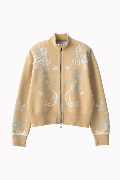 Trillium knit cardigan (Beige)