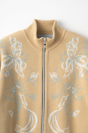 Trillium knit cardigan (Beige)