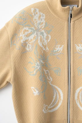 Trillium knit cardigan (Beige)