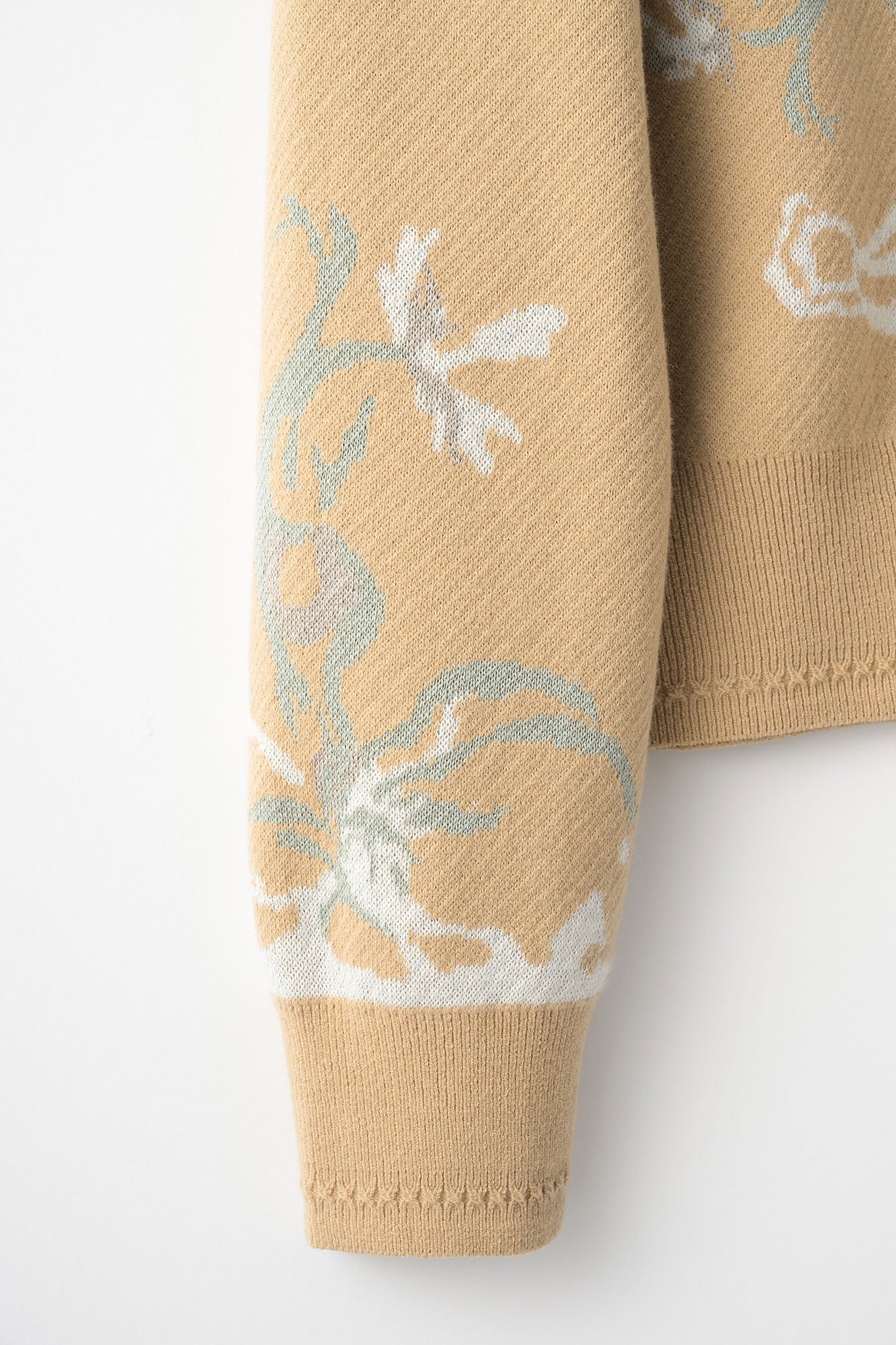 Trillium knit cardigan (Beige)