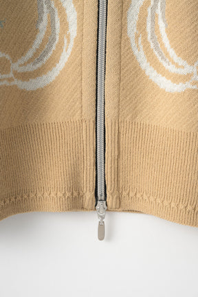 Trillium knit cardigan (Beige)