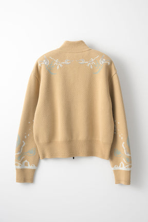 Trillium knit cardigan (Beige)