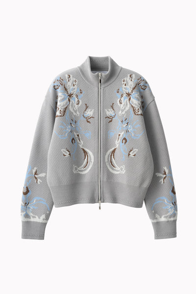 Trillium knit cardigan (Gray)