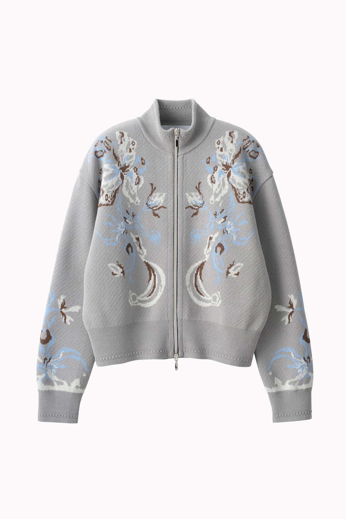 Trillium knit cardigan (Gray)